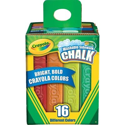 Crayola Washable Sidewalk Chalk - 16-Count  - 16-Count