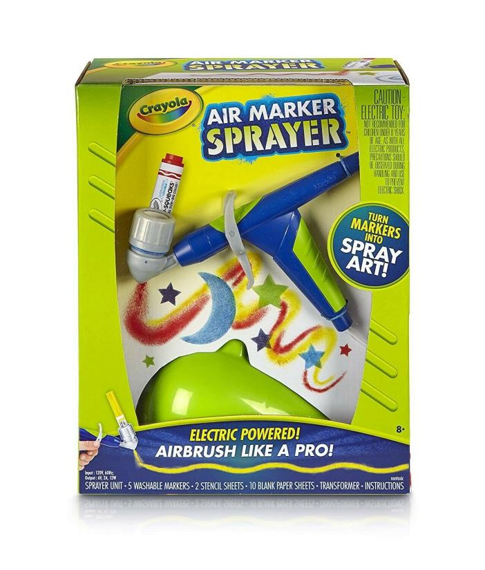 New In Box Crayola Electric Powered Air Marker Sprayer