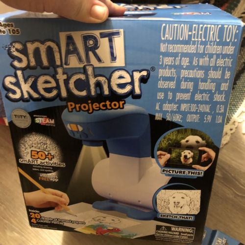 smART sketcher Projector Learn to Draw, Blue/White 2018 Toy of the Year