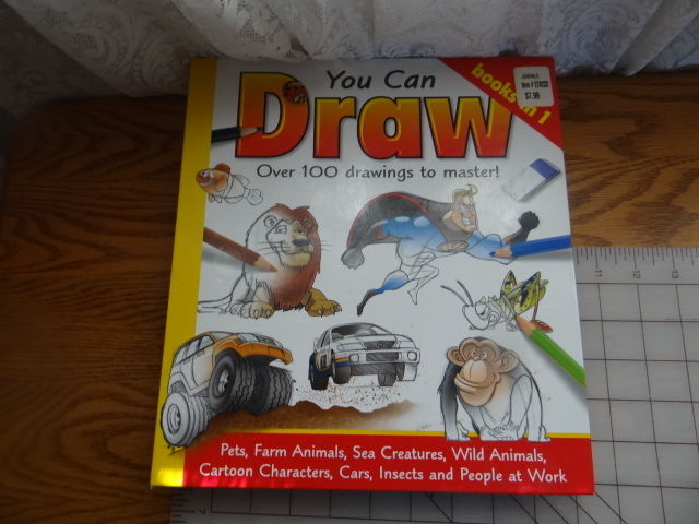258 page book  kids art learn to draw over 100 images