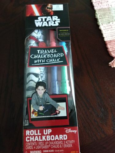 Star Wars Travel Chalkboard With Chalk. Age 3+. Disney.