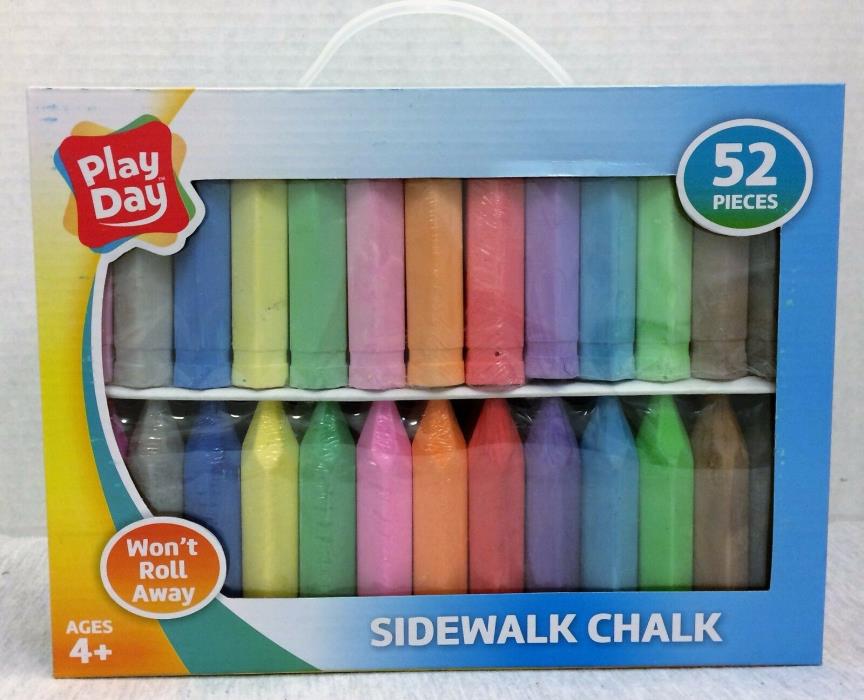 Play Day Sidewalk Chalk 52 pc