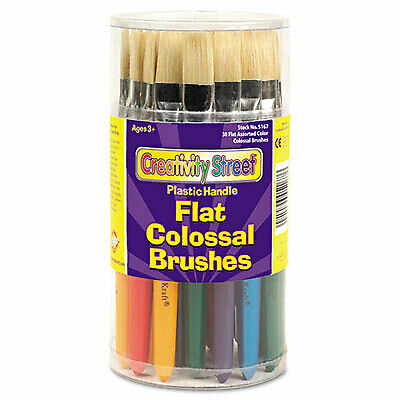 Colossal Brush, Natural Bristle, Flat, 30/Set 5167  - 1 Each