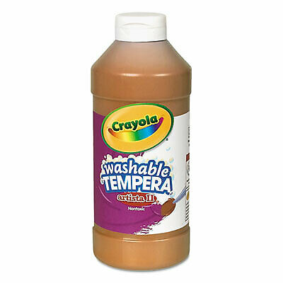 Artista II Washable Tempera Paint, Brown, 16 oz 54-3115-007  - 1 Each