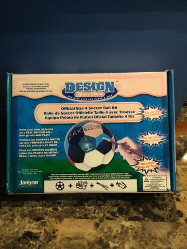 Janlynn Design Your Own Official Soccer Ball Paint Kit Crafts