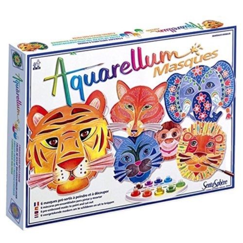 Aquarellum Animal Mask Craft Art Kit by SentoSphere