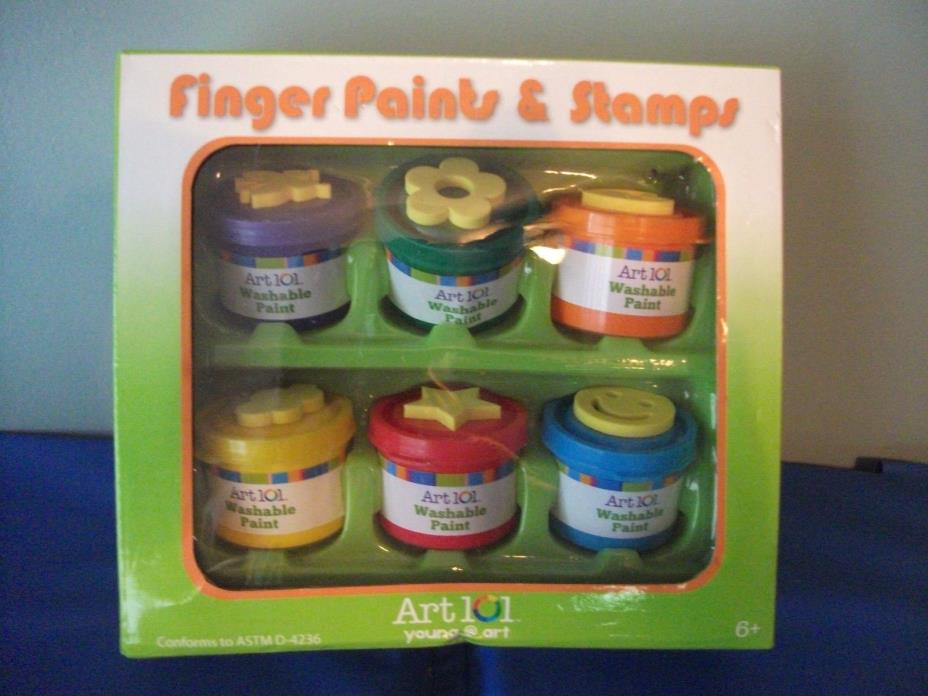 Finger Paint & stamps Art 101  fun with color  1x849