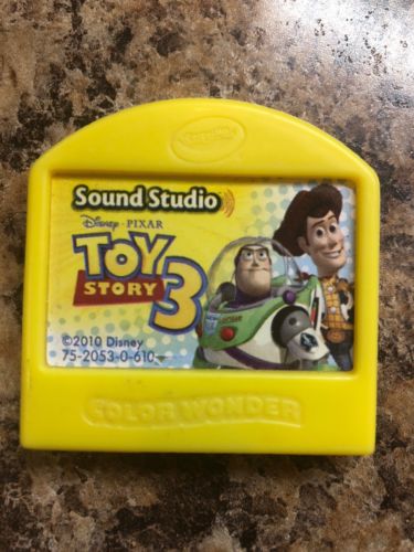 Crayola Sound Studio Disney Pixar Toy Story 3 Cartridge Color Wonder