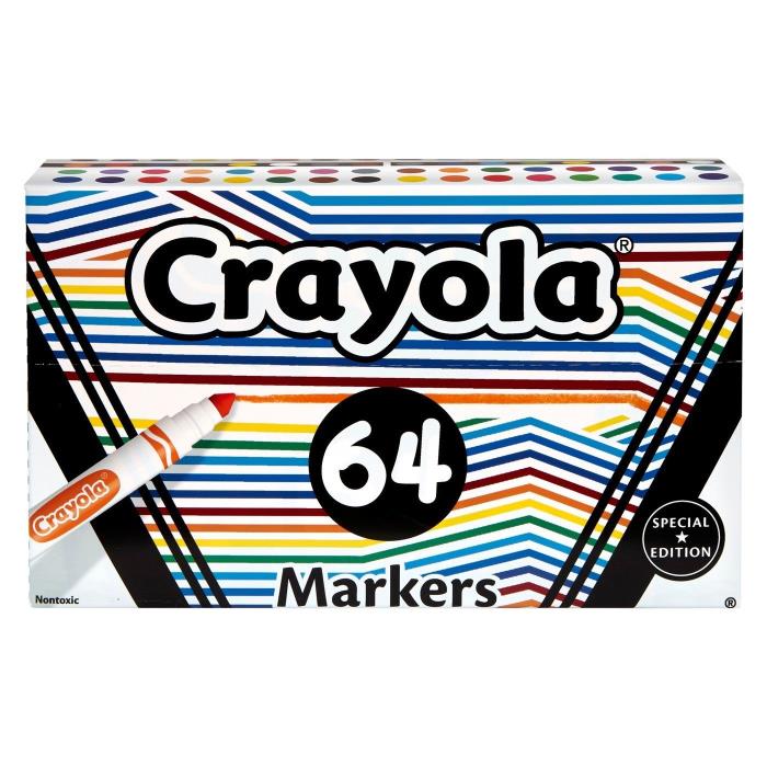 Crayola Limited Edition for Target Poptimism Markers Broadline 64ct Gel & Window