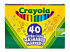 Crayola Broad Line Ultra Clean Washable Markers, 40 Count