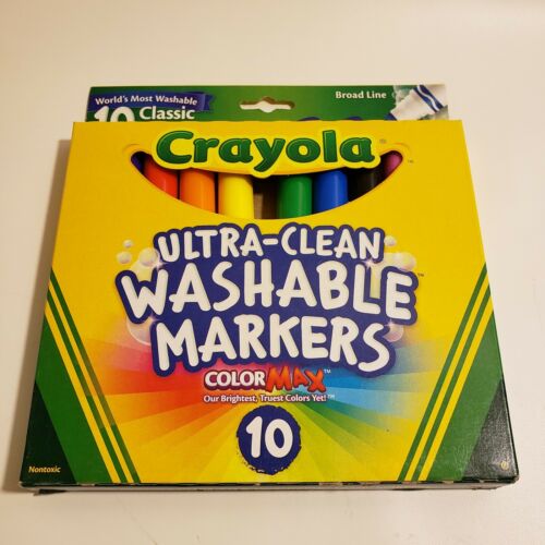 Crayola Ultra clean Broad line Classic Washable Markers (10 Count)