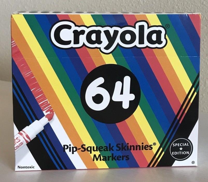 Crayola Poptimism Special Edition for Target Pip Squeak Skinnies Markers 64 ct