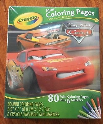 Cars Mini Coloring Pages by Disney Pixar - Brand New