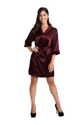 Zynotti Satin Bridal Party Robes - Available in 34 Colors and Variety of Size...