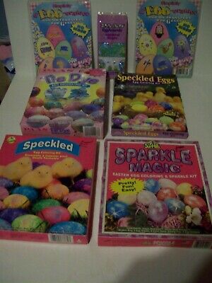 EASTER EGG Color/Dye/Decoration/Tranfers/Shrinks Kits ALL for 1 Price