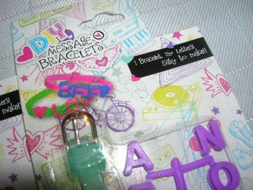 new kids craft Kit DIY message bracelet  letters adjustable bands Choice