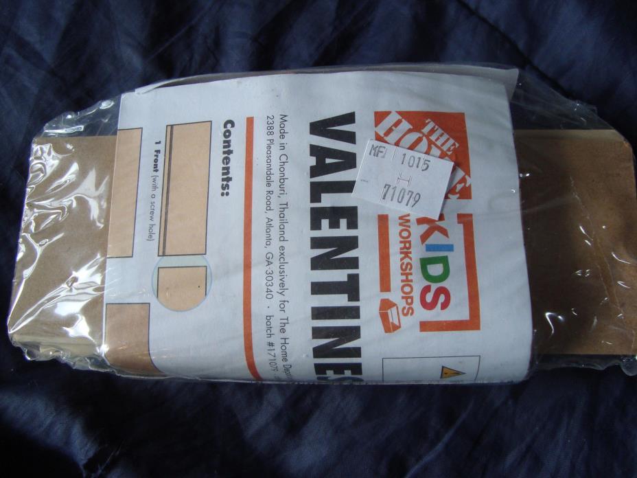 The Home Depot Kids Workshops Valentines Mailbox Wood Craft Kit DIY
