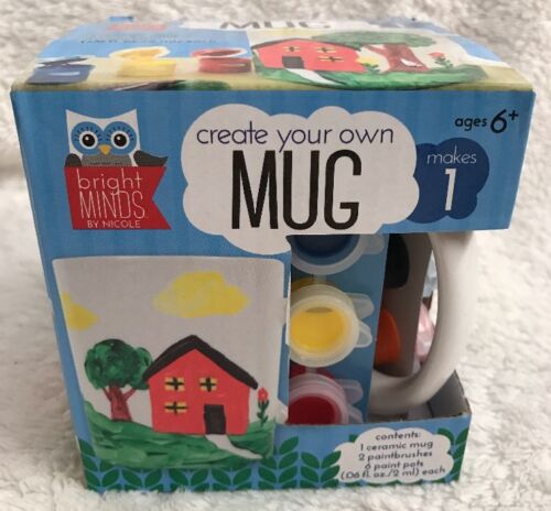 Create Your Own Mug Design Set - Children's Paint Mug with Paint Craft Kit