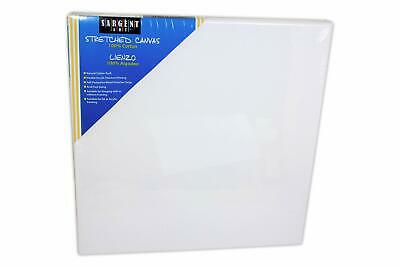 Sargent Art 90-2006 24x24-Inch Stretched Canvas 100% Cotton Double Primed