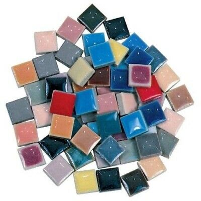 Jennifer's Mosaics 5-Pound 1cm Deco Ceramic Mosaic Tile, Assorted Colours