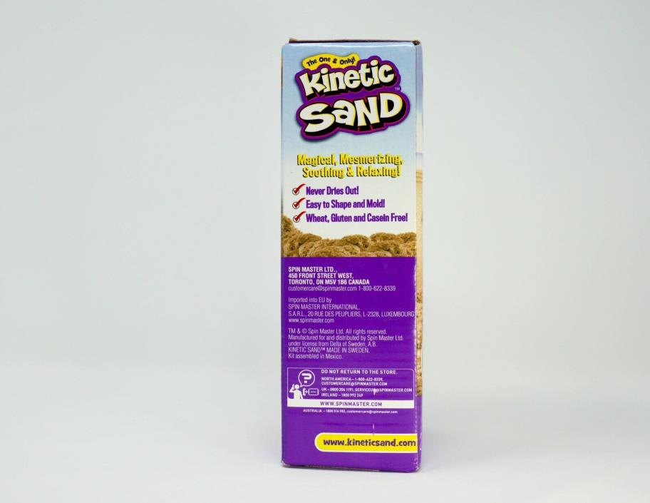 Kinetic Sand - 2 boxes - Natural Brown 4 lb (2 Lb x 2) - New In Box