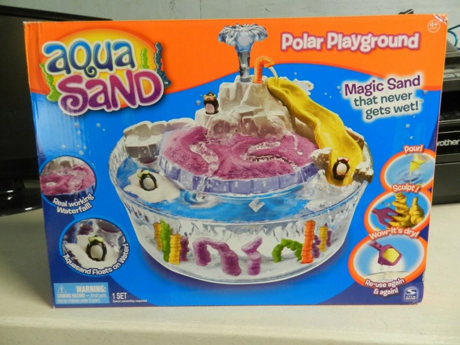 Aqua Sand Polar Playground Playset Penguins Out of Production New Old Stock
