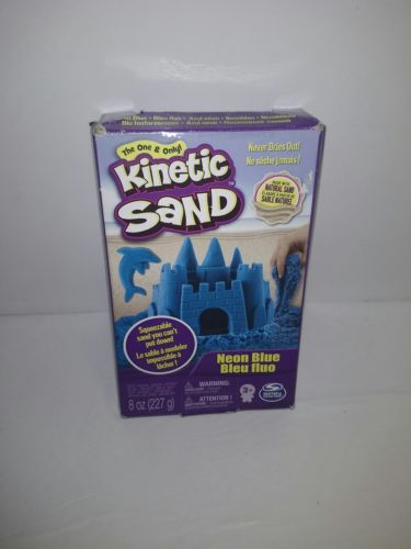 Kinetic Sand, 8 oz Neon Blue