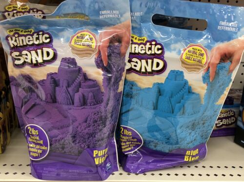 Kinetic Sand Purple And blue 2 Lb Bags 4 Lbs Total
