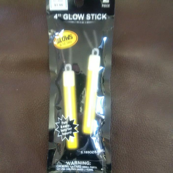 lot of 20 packages of 4 inch glow stick pack of 2