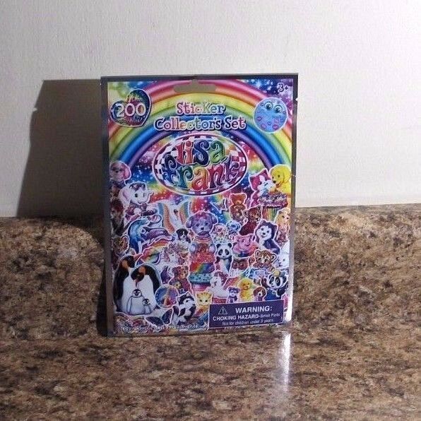 Lisa Frank 200 Sticker Collector's Set with Book Sealed NEW