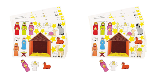 2pk Make-a-Sticker Christmas Nativity Sticker Sheets - 12 Sheets Each (24 Total)