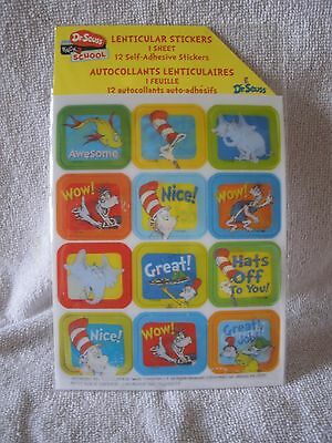Dr. Seuss Lenticular Stickers