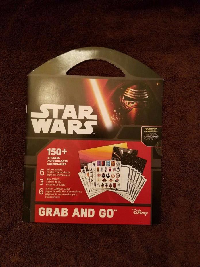 Star Wars The Force Awakens Grab and Go Sticker Book 150+ stickers