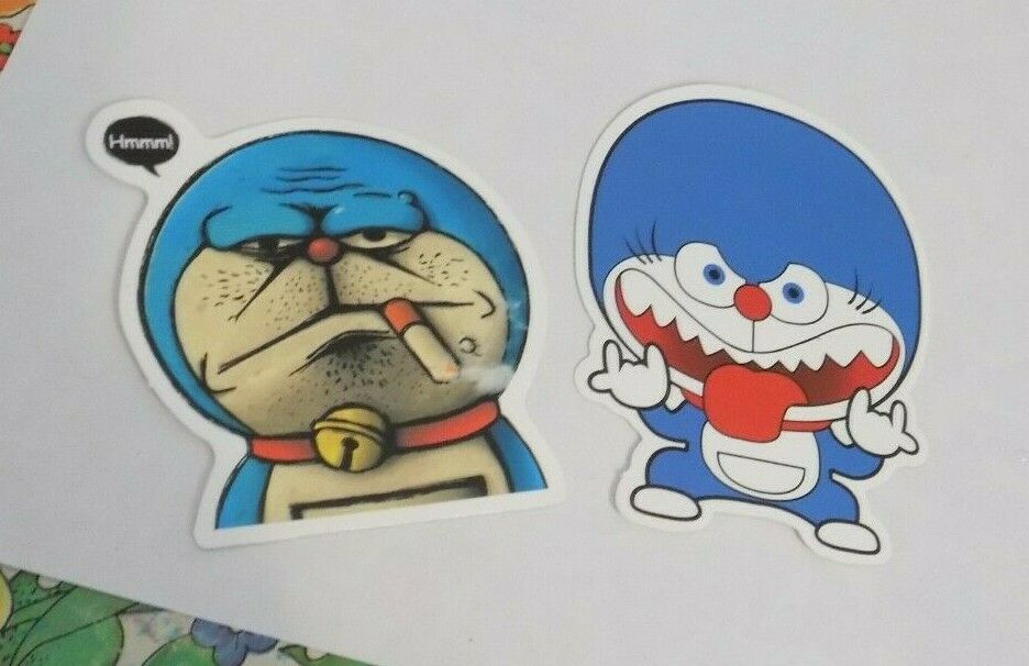 Doraemon Japanese Manga Anime Stickers Laptop Notebook Car Decals 2pk 2 Pack