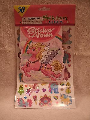 Unicorn And Pegasus Sticker Album With 50 Stickers