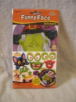 Halloween Funny Face Stickers and sticker face