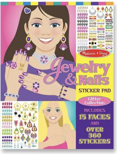 Melissa & Doug Jewelry & Nails Sticker Pad #4223