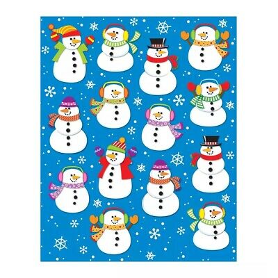 Snowmen Shape Stickers by Carson-Dellosa  - Snowmen Shape Stickers