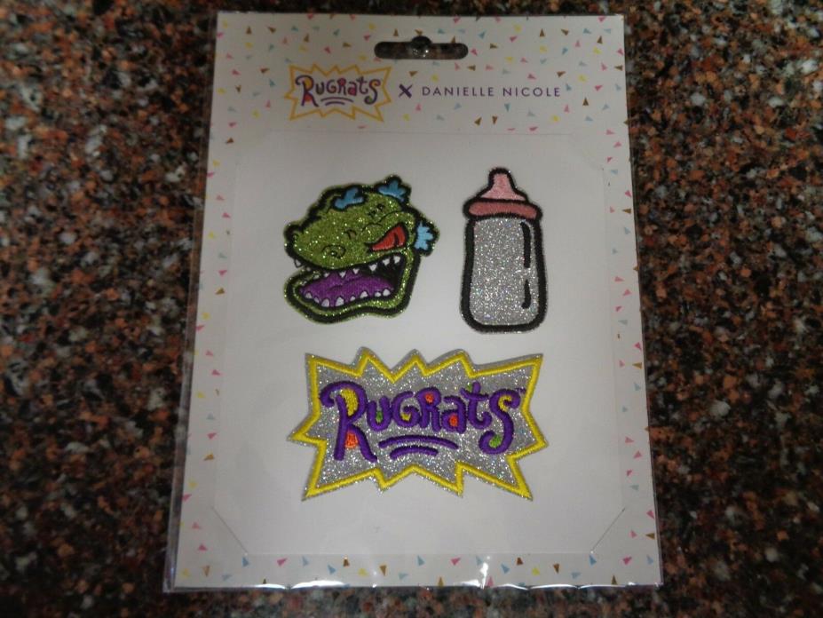 Rugrats Stickers Set of 3 Danielle Nicole Adhesive Patches Sealed on Card