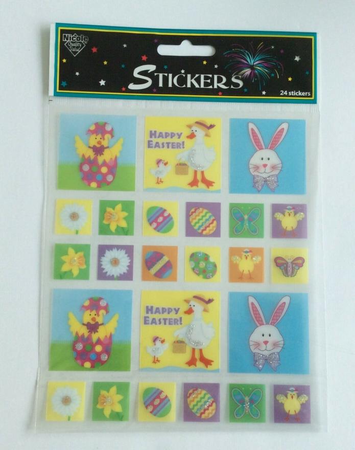 EASTER STICKERS, lot W