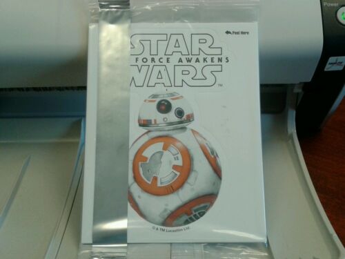 Star Wars The Force Awakens Sticker #3 from Cherrios cereal-NIP- FREE S/H! :-)