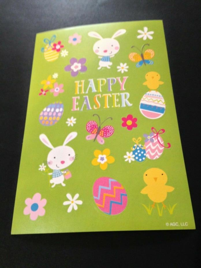 SH 1:  American Greetings Happy Easter Sticker Sheets - Bunnies, Eggs, Chicks...