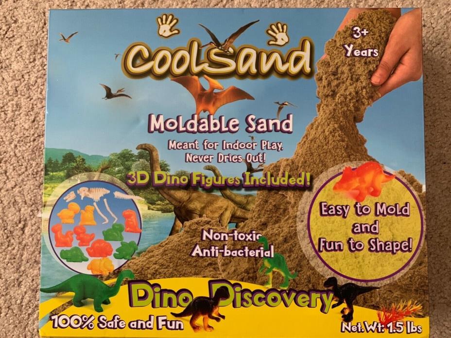 NEW CoolSand 3D Sandbox - Dino Discovery Edition - Set NIB