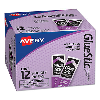 Permanent Glue Stics, Purple Application, .26 oz, Stick 00216  - 1 Each