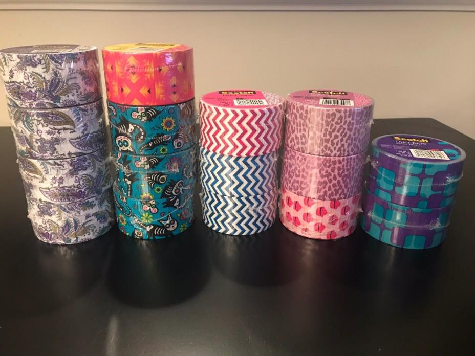 Pick Your Design: 3M Scotch Duct Tape Brand 10 Yards, Duck Tape, *YOU CHOOSE*