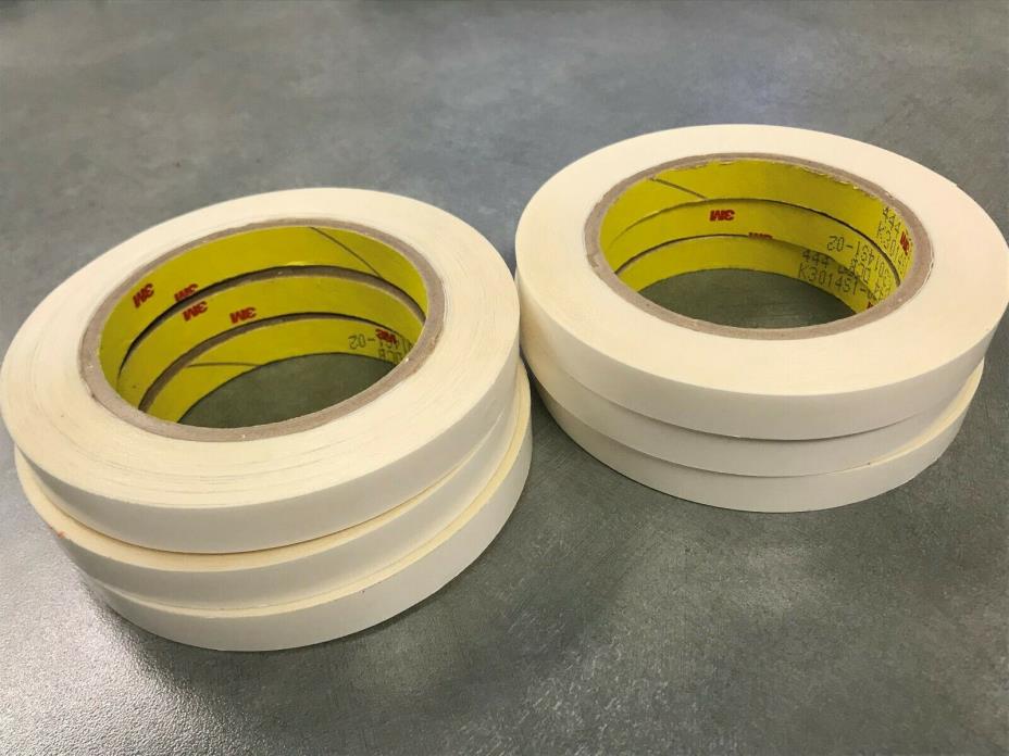 3M 444 Double Sided Adhesive Tape, 0.5