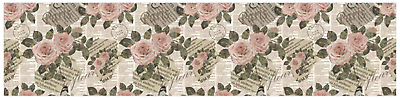 Washi Tape Vintage Roses Junk Journal Background TN Gift Wrapping Scrapbooking