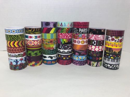 Washi Tape Rolls Mixed Lot of 52