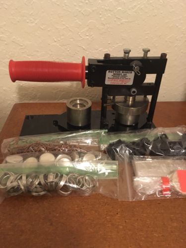 Tecre 1”  Model 100 Button Making Machine 1 Inch - supplies Included