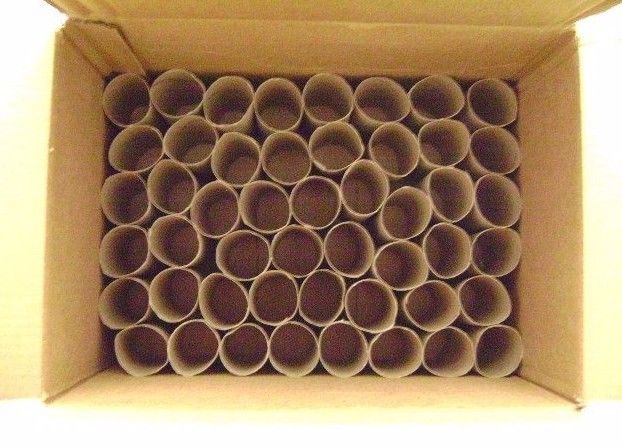 Empty Cardboard Paper Rolls Tissue Craft Project Tubes Cylinder Lot 50